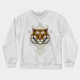 Wild tiger mandala Crewneck Sweatshirt